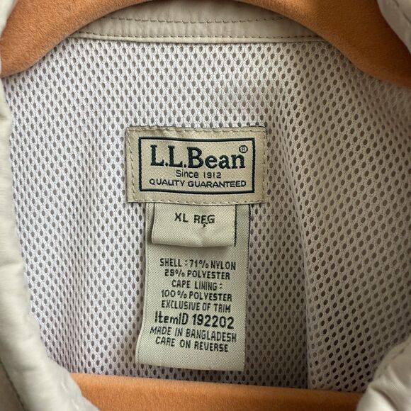 LL BEAN Khaki Tan  Men’s CAMP Shirt Size XL - Picture 5 of 6
